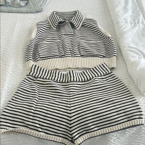 Striped Knit set very cute